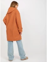 Dámský kabát RV PL 8449.98P tmavě oranžový Dámský kabát RV PL 8449.98P tmavě oranžový