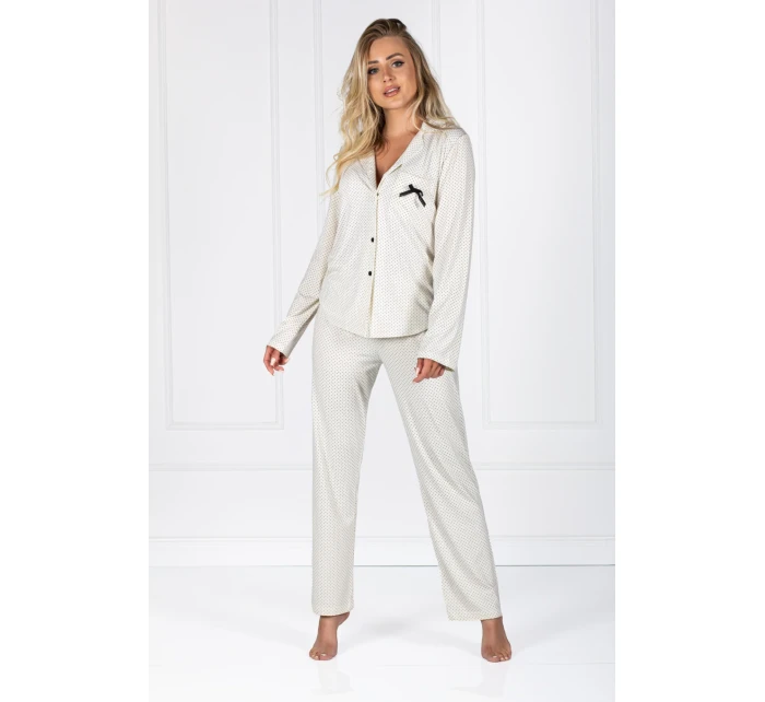 Pyžamo Beatrice Ecru - Momenti Per Me