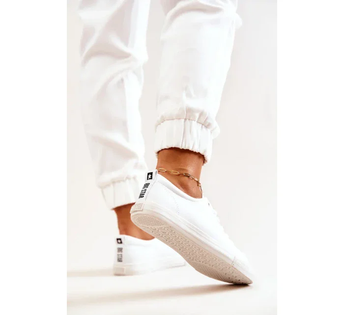 Dámské kožené tenisky Big Star - bílé Dámské kožené tenisky Big Star - bílé