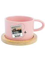 Personalizovaný keramický hrníček "MAKRONKA" s fotkou a cestovatelským motivem Personalizovaný keramický hrníček "MAKRONKA" s fotkou a cestovatelským motivem