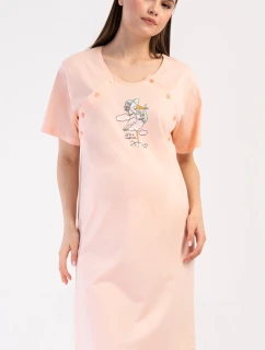 Dámská noční košile mateřská Čáp s kloboukem