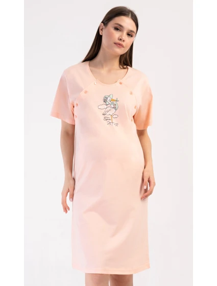 Dámská noční košile mateřská Čáp s kloboukem Dámská noční košile mateřská Čáp s kloboukem