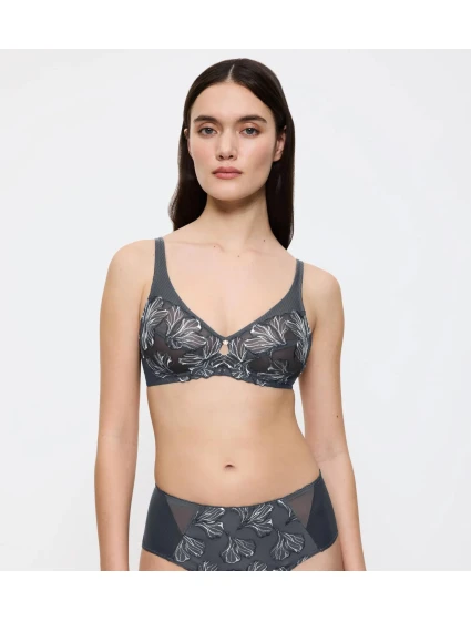 Dámská podprsenkaWild Iris Florale N - šedá 3286 - TRIUMPH