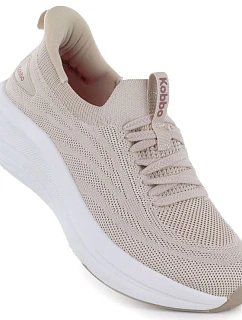 Dámská sportovní polobotka na platformě béžová Kobbo Vinceza 102421