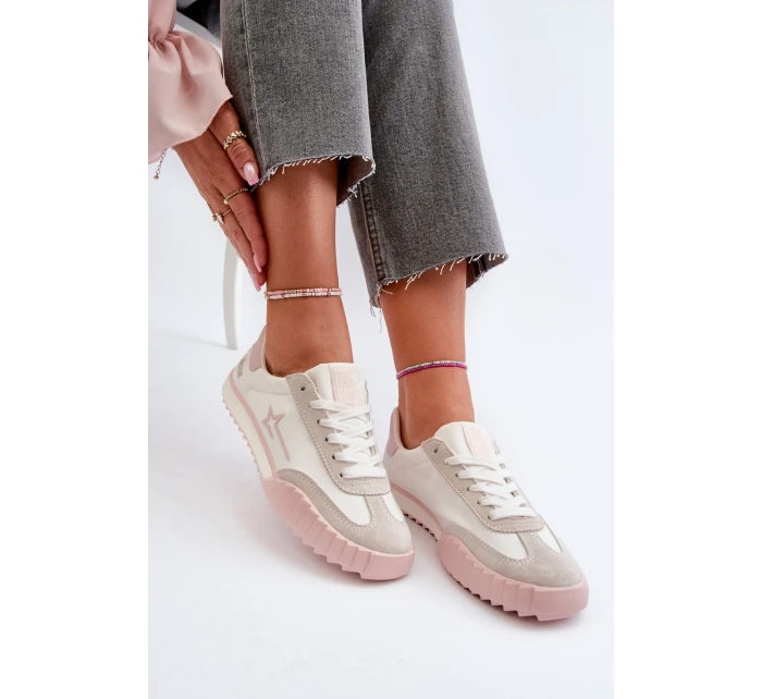 Nízké dámské tenisky Big Star NN274868 růžové Nízké dámské tenisky Big Star NN274868 růžové