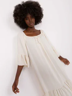 Sukienka DHJ SK model 18729916 jasny beżowy - FPrice