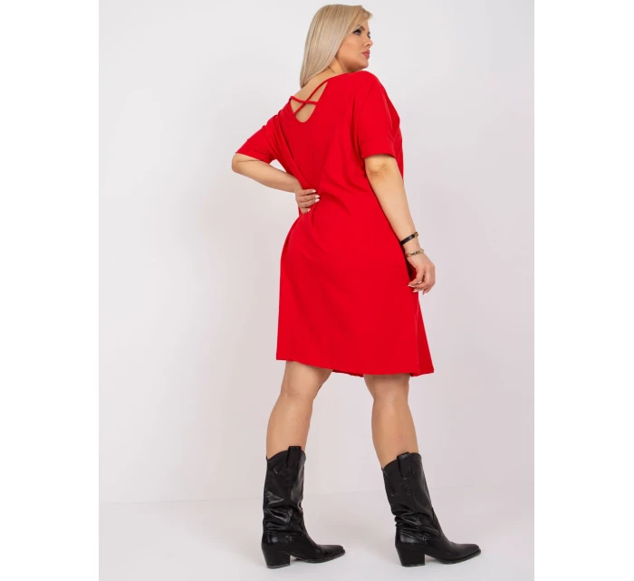Šaty RV SK 6639.02X červená
