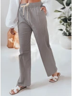 Dámské ležérní kalhoty s širokými nohavicemi BOHO DAY šedé FashionStreet UY2650