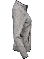 Tee Jays TJ 9616 Dámská melanžová pletená fleecová bunda 18.9616 grey melange Tee Jays TJ 9616 Dámská melanžová pletená fleecová bunda 18.9616 grey melange