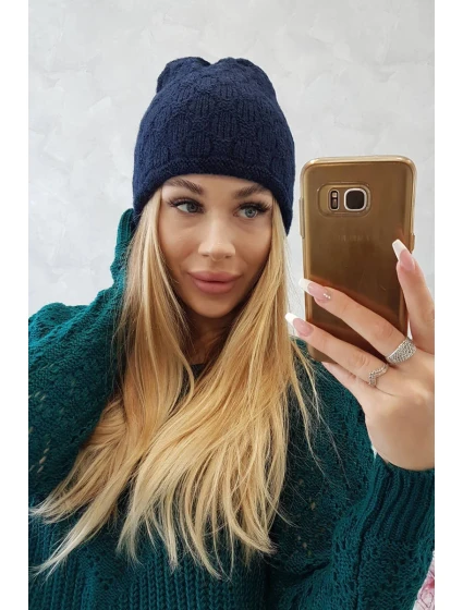 Čepice Agata K222 námořnická modrá Čepice Agata K222 námořnická modrá