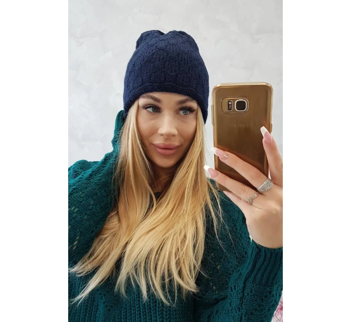 Čepice Agata K222 námořnická modrá Čepice Agata K222 námořnická modrá