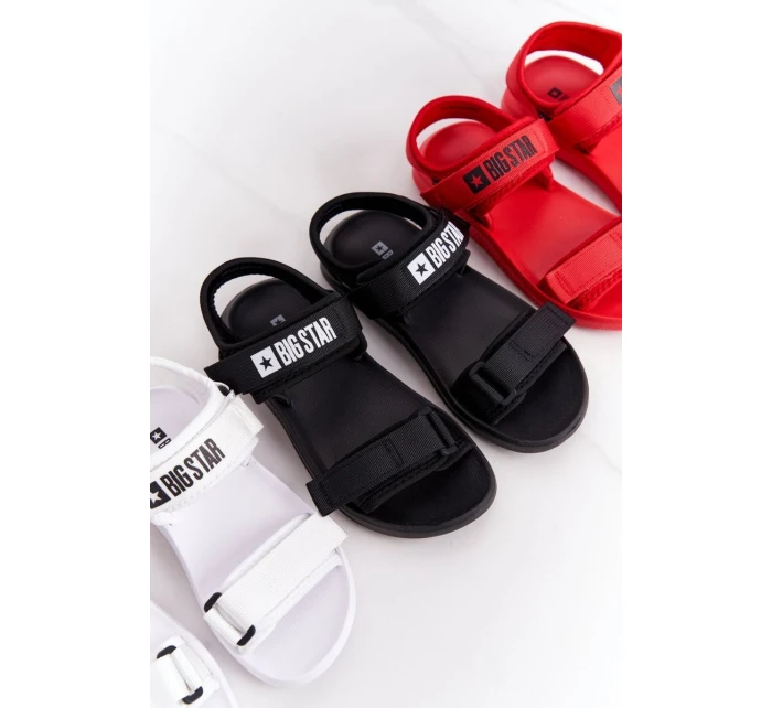 Dámské Sportovní Sandály Big Star model 21556525 Černé - Big Star Shoes Dámské Sportovní Sandály Big Star model 21556525 Černé - Big Star Shoes