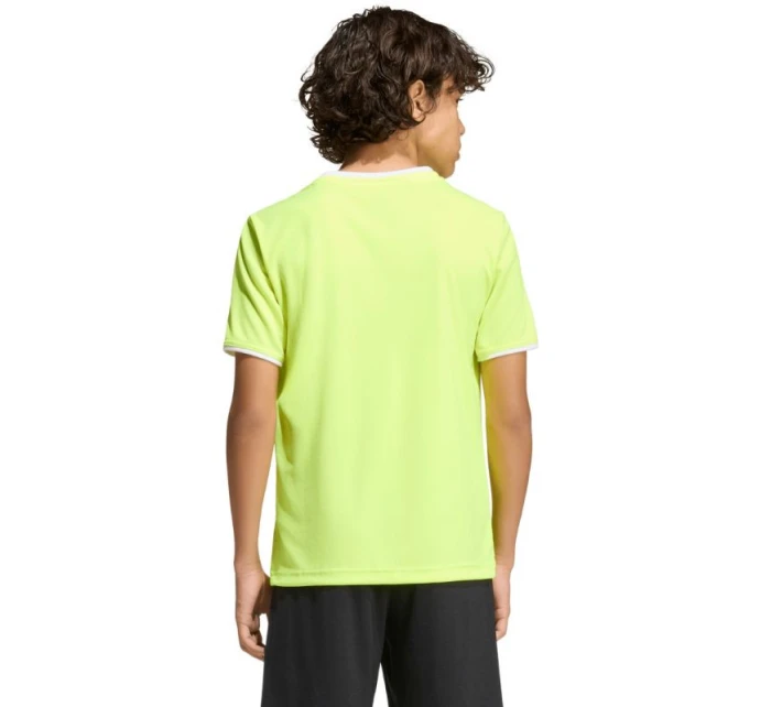 Dětská trička adidas Entrada 26 Jersey Yellow Neon KE9845