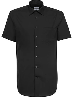 Seidensticker Shirt Regular SSL Košile s krátkým rukávem 78.3001 black