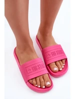 Lehké dámské pantofle Big Star model 21675988 fuchsie - Big Star Shoes Lehké dámské pantofle Big Star model 21675988 fuchsie - Big Star Shoes
