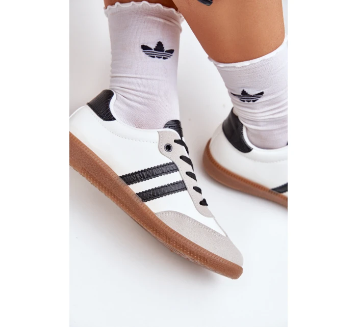 Nízké Tenisky Dámské Bílá-Černá Loredis