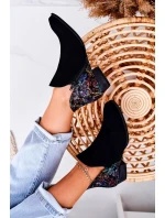 Dámské Kožené Boty černé S model 21519497 - Maciejka