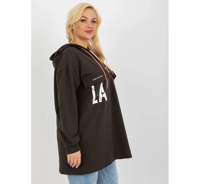 Mikina RV BL 8258.34 tmavá khaki Mikina RV BL 8258.34 tmavá khaki