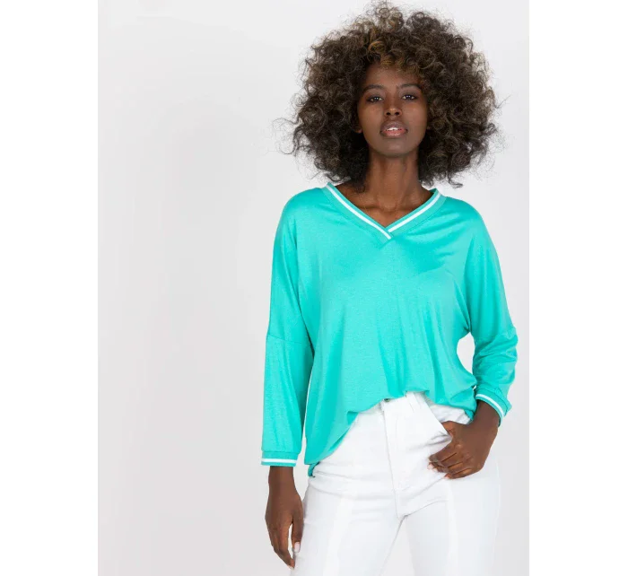 Halenka RV BZ 7805.66P tyrkysová