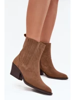 Boty na podpatku  model 222488 Step in style