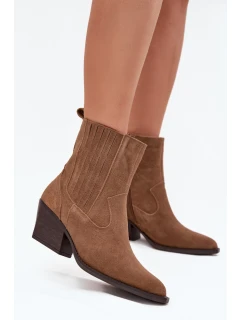 Boty na podpatku  model 222488 Step in style