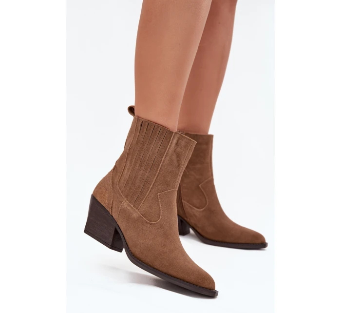 Boty na podpatku  model 222488 Step in style