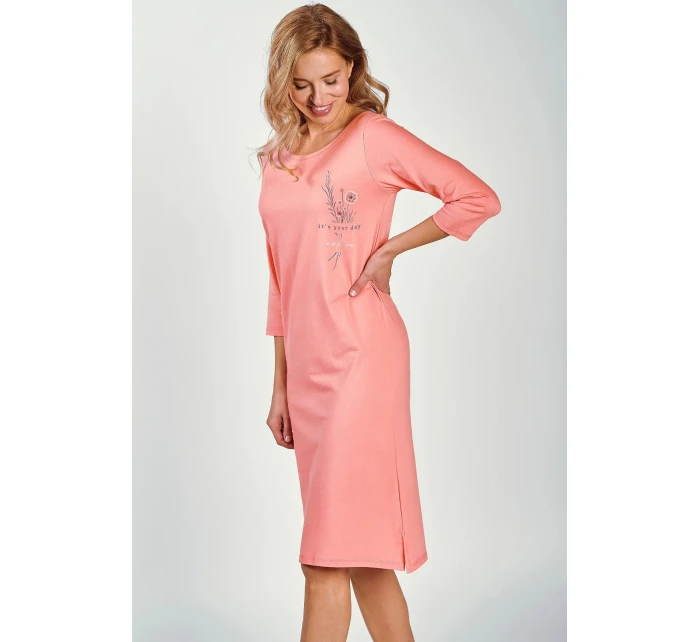 Dámská noční košile Ashley model 21817878 3/4 SXL Z25 - Taro