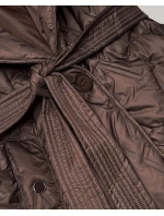 Pikowana kamizelka z paskiem Goodlookin czekoladowa (B8603-14) Pikowana kamizelka z paskiem Goodlookin czekoladowa (B8603-14)