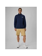 Pánská mikina z fleece s pravidelným střihem bez kapuce 4F 4FRSS26TSWSM2977-31S