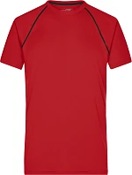 JN 496 Pánské funkční tričko model 22486860 red/black - Daiber