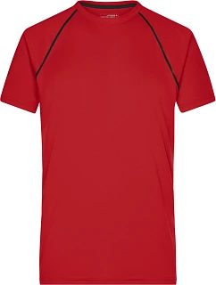 Daiber JN 496 Pánské funkční tričko 02.0496 red/black