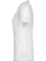 JN Dámské vypasované tričko s výstřihem do V 02.0 white model 22494597 - Daiber JN Dámské vypasované tričko s výstřihem do V 02.0 white model 22494597 - Daiber