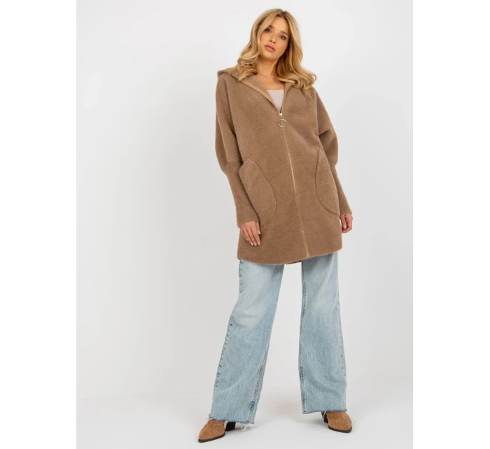 Dámský kabát MBM EN světle hnědá model 18140239 - FPrice Dámský kabát MBM EN světle hnědá model 18140239 - FPrice