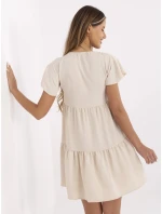 Šaty WN SK 842.01P světle béžová