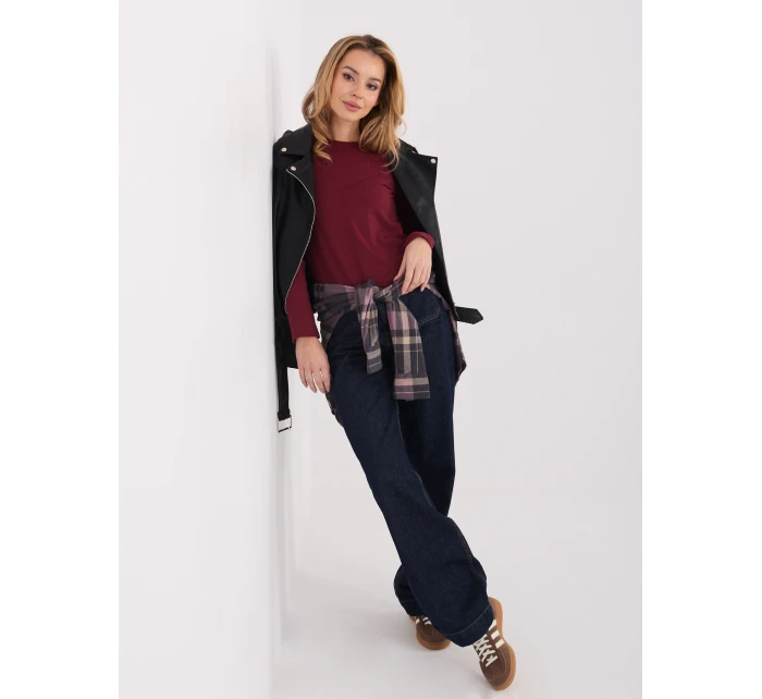 Bluzka WT BZ model 21875504 bordowy - FPrice