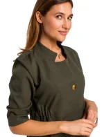 šaty khaki barva model 18002236 - STYLOVE