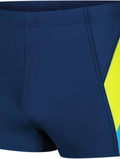 AQUA SPEED Plavecké šortky Logan Navy Blue/Yellow/Blue Pattern 426