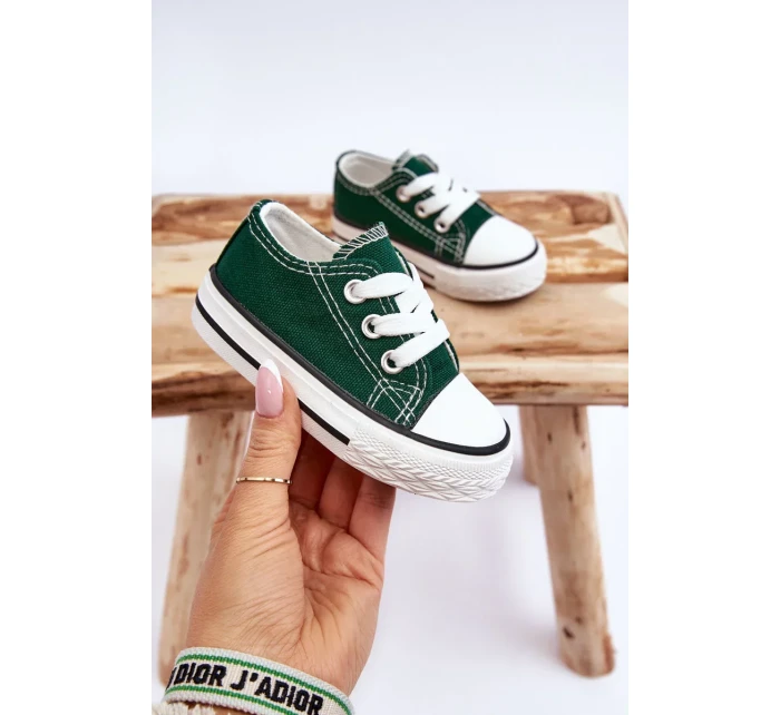 Dětské klasické tenisky Green Filemon Dětské klasické tenisky Green Filemon