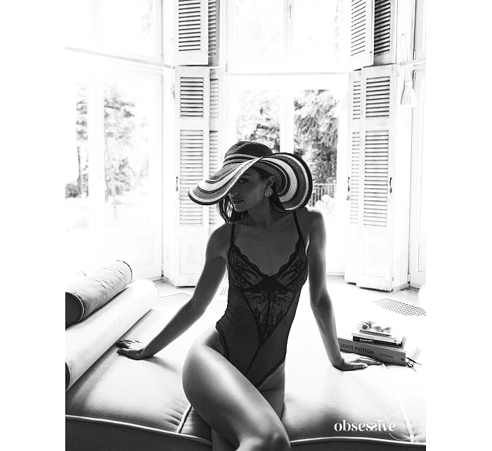 Dámské body  Teddy černé  model 22097957 - Obsessive