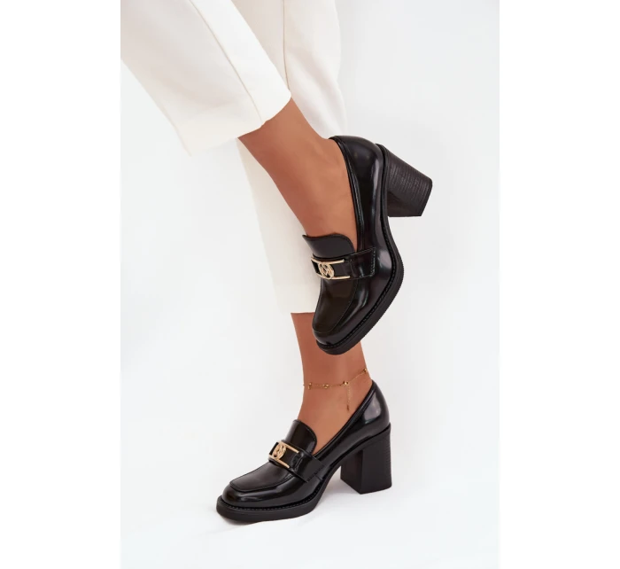 Polobotky na podpatku  model 217842 Step in style