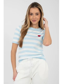 Svetr s krátkým rukávem  model 224320 Factory Price