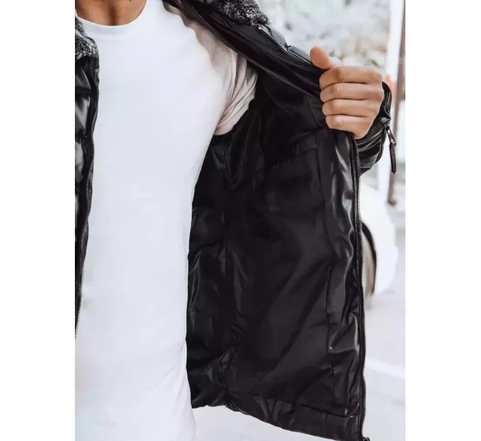 Pánská prošívaná bunda černá Dstreet TX4250