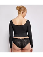 SLOGGI ZERO FEEL BLISS – krajkový crop top s dlouhým rukávem, pocit druhé kůže Sloggi SLOGGI ZERO FEEL BLISS – krajkový crop top s dlouhým rukávem, pocit druhé kůže Sloggi