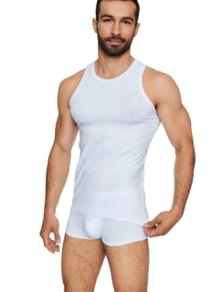 Pánský nátělník 19776 Red line white - HENDERSON