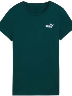 Dámské tričko Ess 2 Color Small No. 1 Logo Tee zelené 75 model 21392126 - Puma