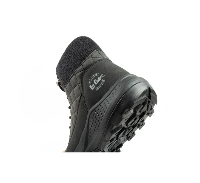 dámská zimní trekingová sportovní obuv zateplená černá model 21409175 kůže dámské - Lee Cooper