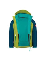 Trollkids Rondane Zip Off XT Softshellová bunda pear green/madeira blue/sea green (819-360)
