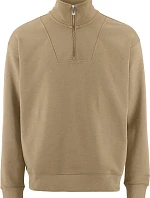 Craft Corporate Frequent Hz Sweatshirt M Pánska mikina s 1/4 zipem 81.6304 taupe