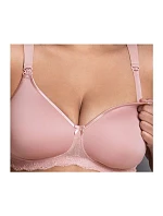 Miss Lovely podprsenka na kojení s pěnovou výztuží 5086 rosewood - Anita Maternity Miss Lovely podprsenka na kojení s pěnovou výztuží 5086 rosewood - Anita Maternity