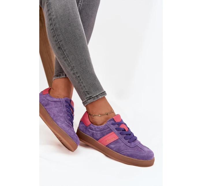 Semišové dámské tenisky Vinceza 79576 fialové Semišové dámské tenisky Vinceza 79576 fialové